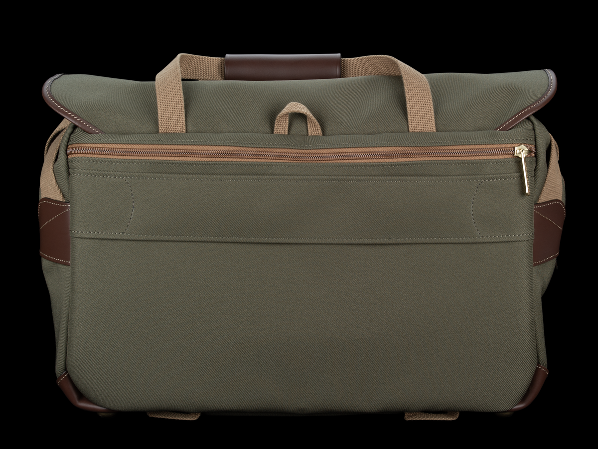 555 MKII Camera/Laptop Bag - Sage FibreNyte / Chocolate Leather 555 MKII Camera/Laptop Bag - Sage FibreNyte / Chocolate Leather