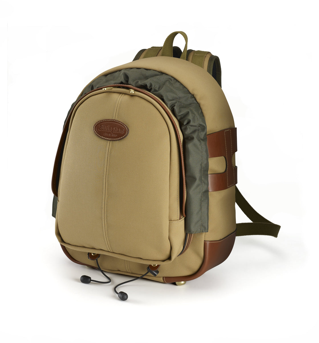 25 Rucksack For Cameras - Khaki Canvas / Tan Leather