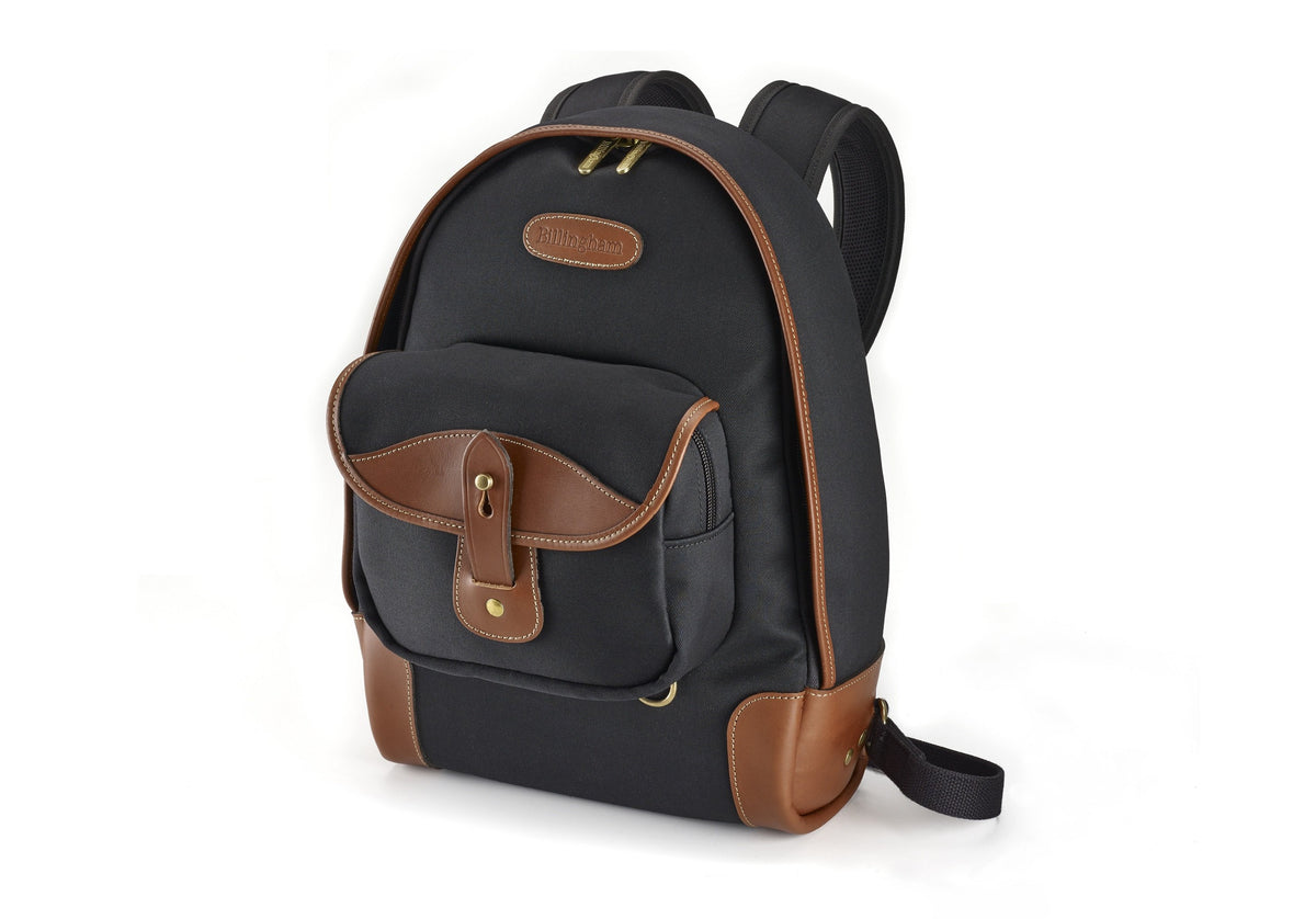 Billingham Rucksack 35 (Black Canvas/Tan Leather)