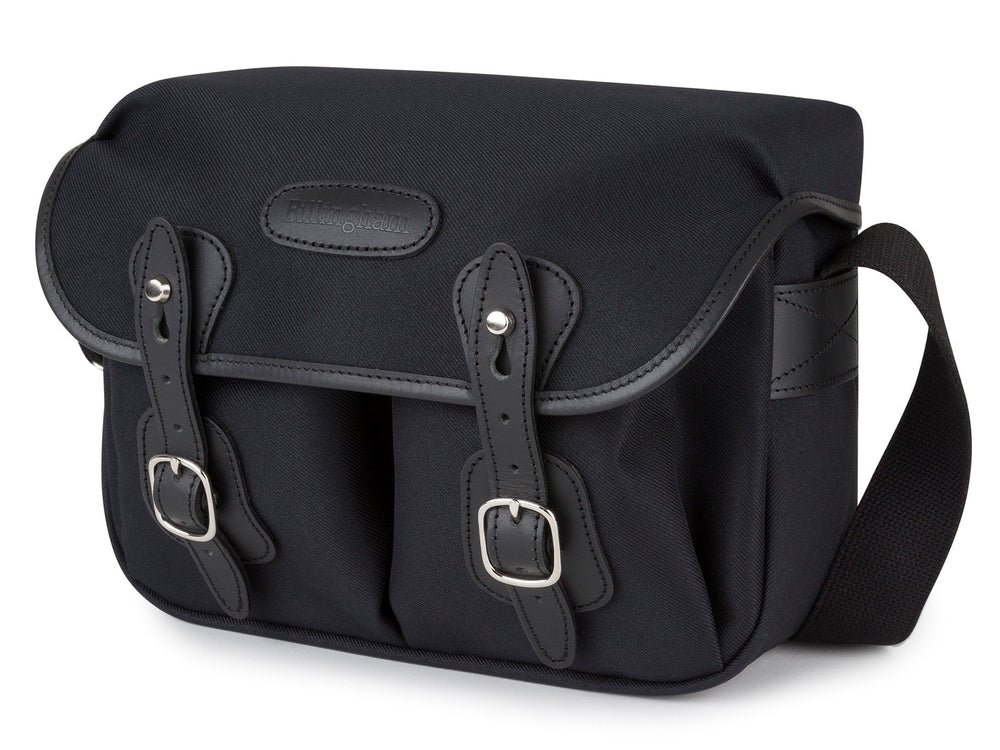 Billingham Hadley Small Camera Bag - Black FibreNyte / Black Leather