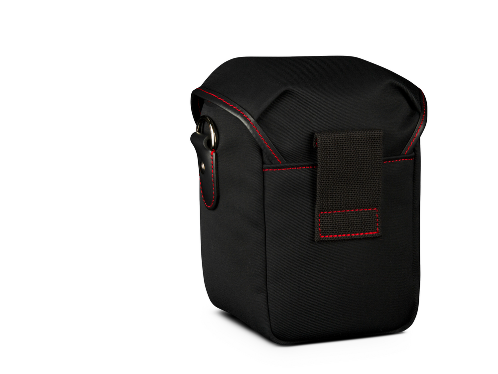 72 Camera Bag - Black Canvas / Black Leather / Red Stitching (50th Anniversary Limited Edition) - Back
