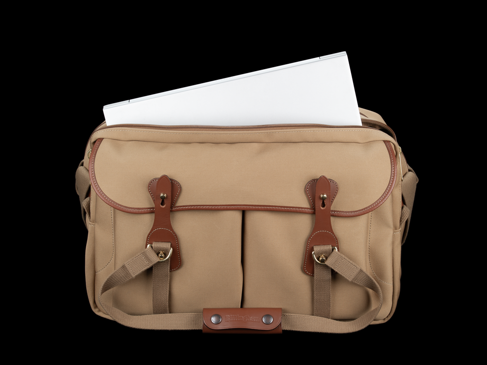 555 MKII Camera/Laptop Bag - Sage FibreNyte / Chocolate Leather 555 MKII Camera/Laptop Bag - Sage FibreNyte / Chocolate Leather