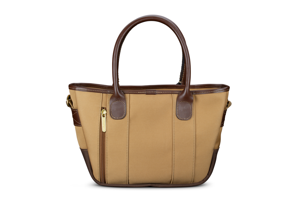 Key Grip Khaki Canvas Chocolate Leather Back