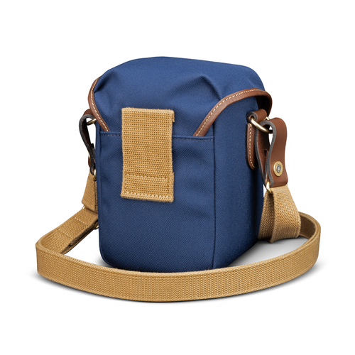 72 Navy FibreNyte Chocolate Leather Back