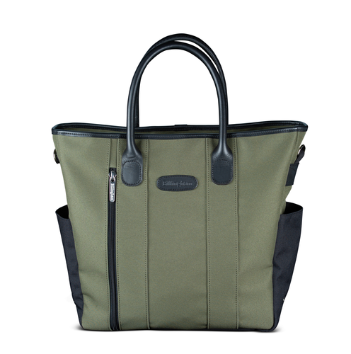 Best Boy Tote - Sage FibreNyte/Black Leather