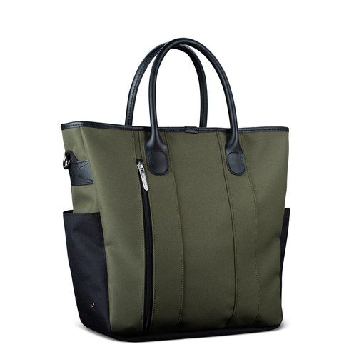Best Boy Tote - Sage FibreNyte/Black Leather