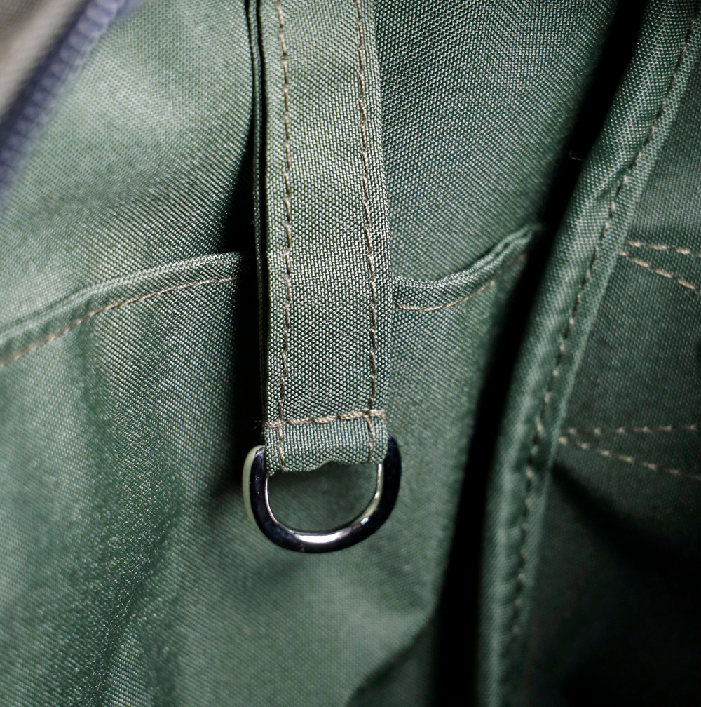 Best Boy Tote - Sage FibreNyte/Black Leather