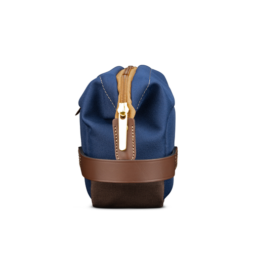 Capsule 1 Navy FibreNyte Chocolate Leather Side