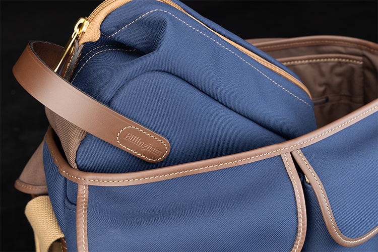 Icon Messenger Bag - Khaki Canvas/Tan Leather