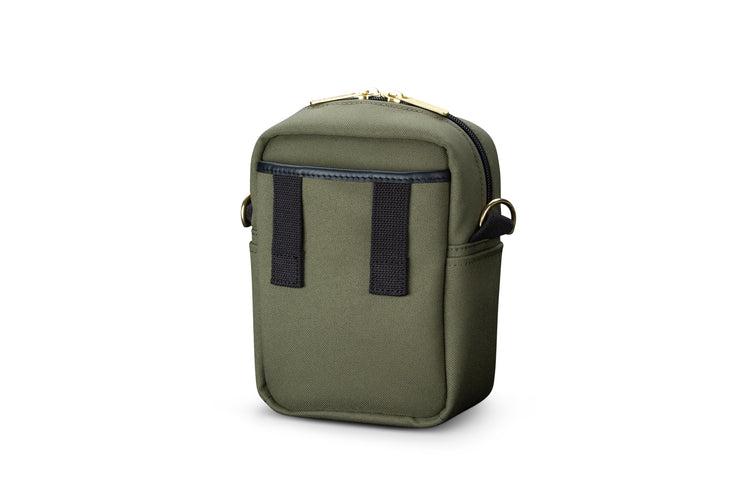 Compact Stowaway - Sage FibreNyte / Black Leather
