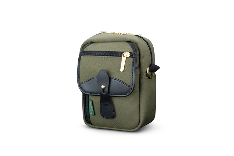 Compact Stowaway - Sage FibreNyte / Black Leather