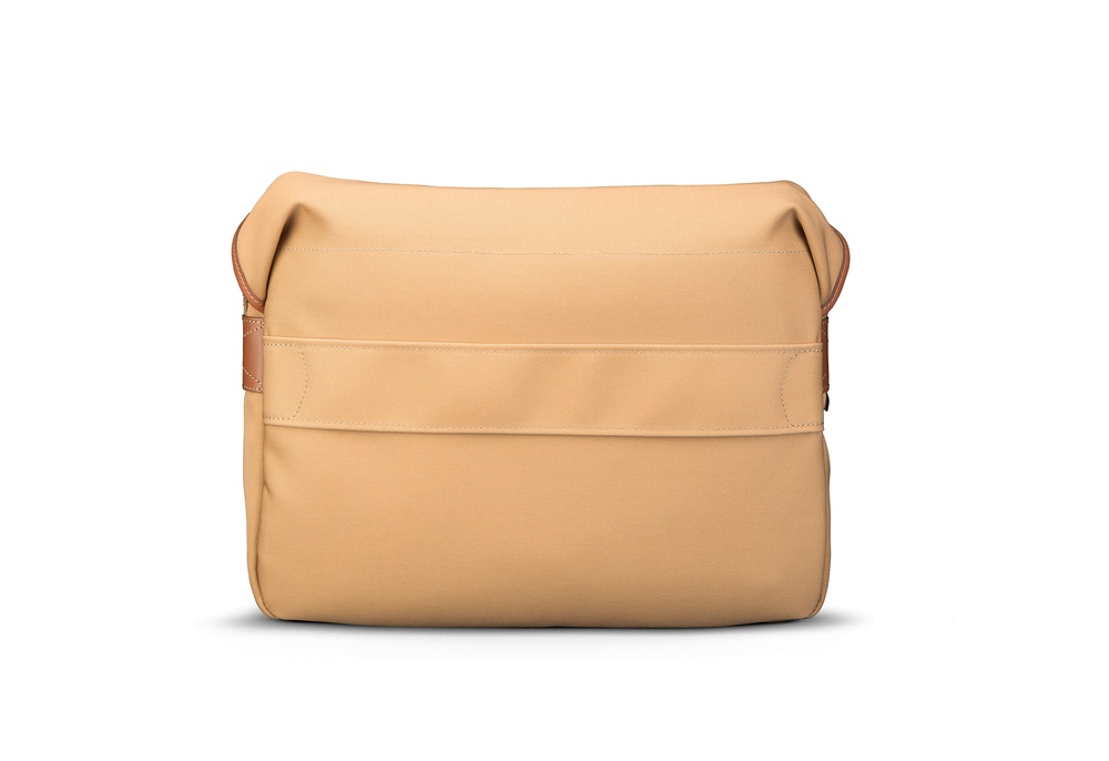Icon Messenger Bag - Khaki Canvas/Tan Leather