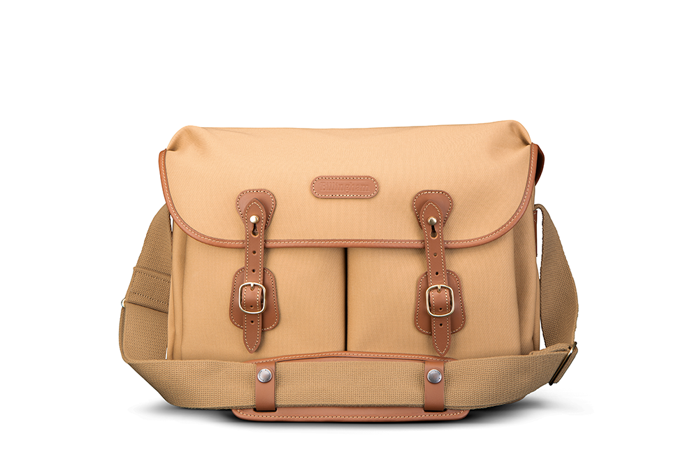 Icon Messenger Bag - Khaki Canvas/Tan Leather