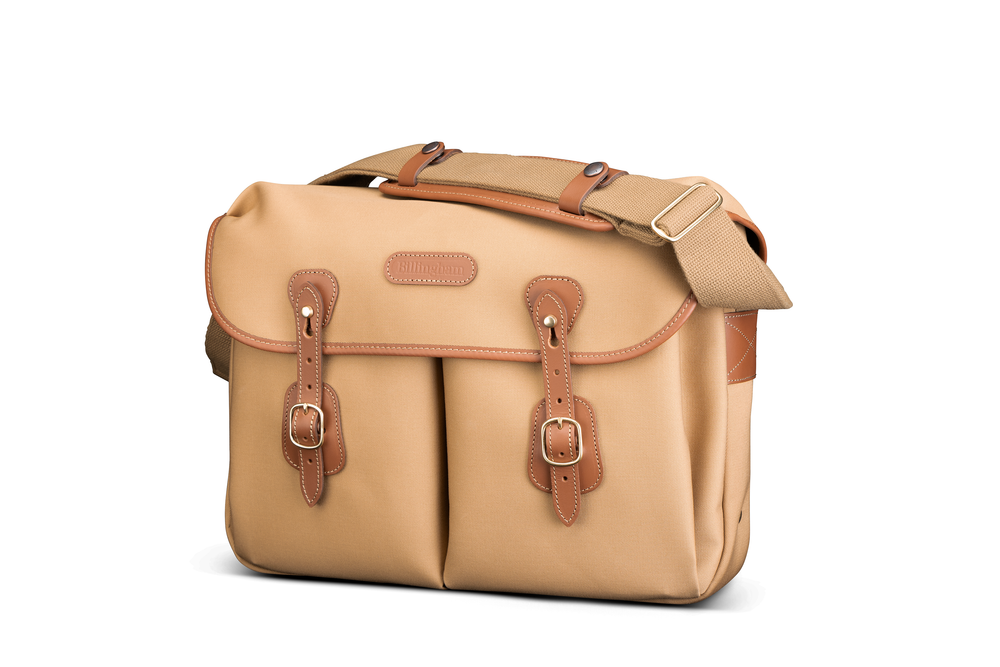 Icon Messenger Bag - Khaki Canvas/Tan Leather