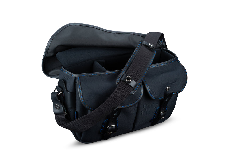 Hadley Pro 2020 Camera Bag Midnight Open with SP15 Shoulder Pad