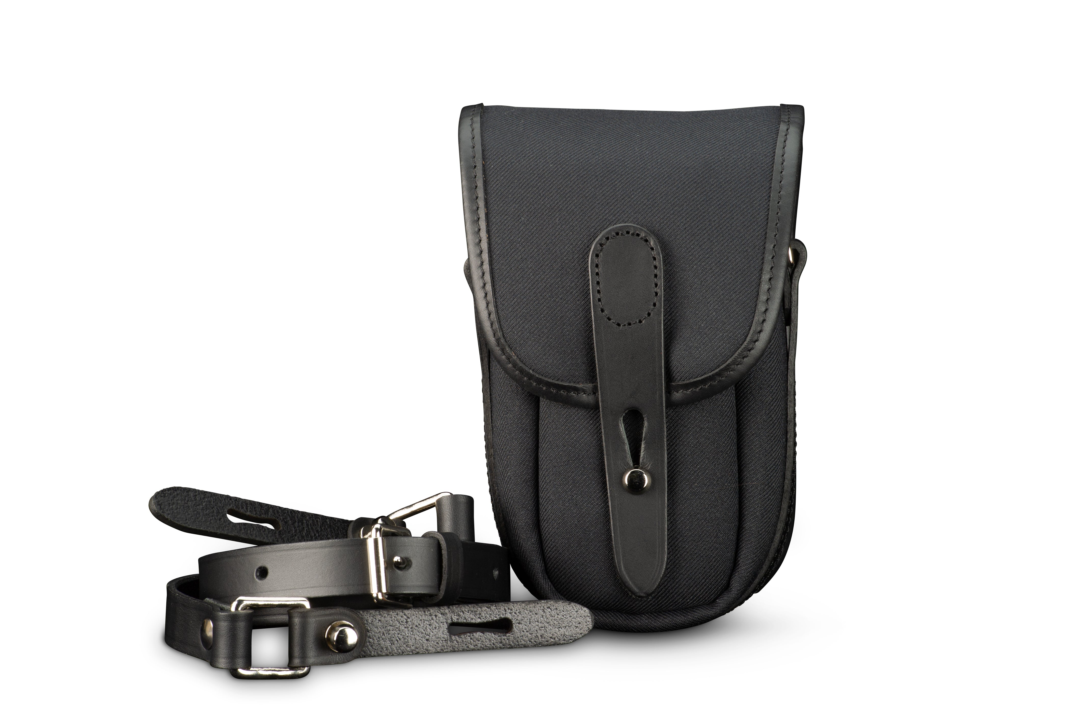 TEN–16 Camera Bag - Black FibreNyte / Black Leather – Billingham USA