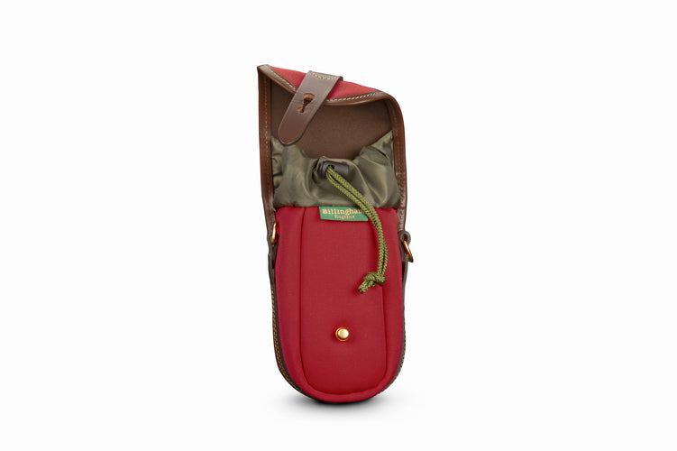 TEN-16 Burgundy Canvas Chocolate Leather Inside