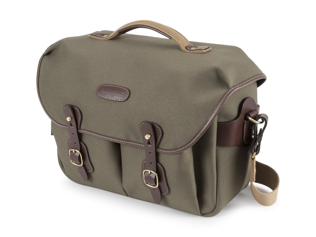Billingham Weekender Duffle Bag (Sage FibreNyte/Chocolate Leather)