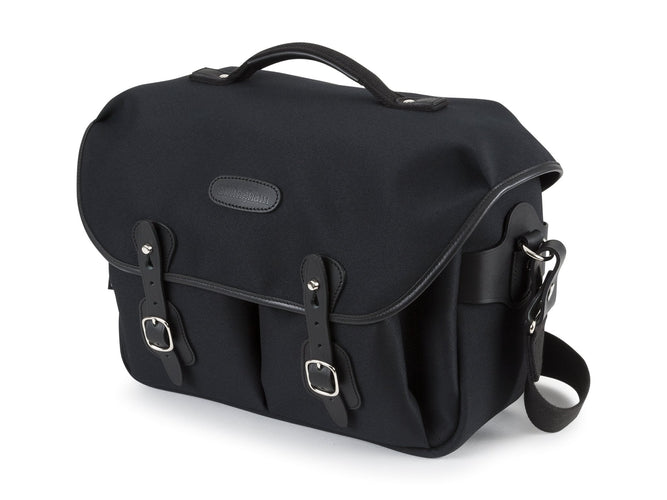 Billingham Hadley One Camera/Laptop Bag - Black FibreNyte / Black Leather