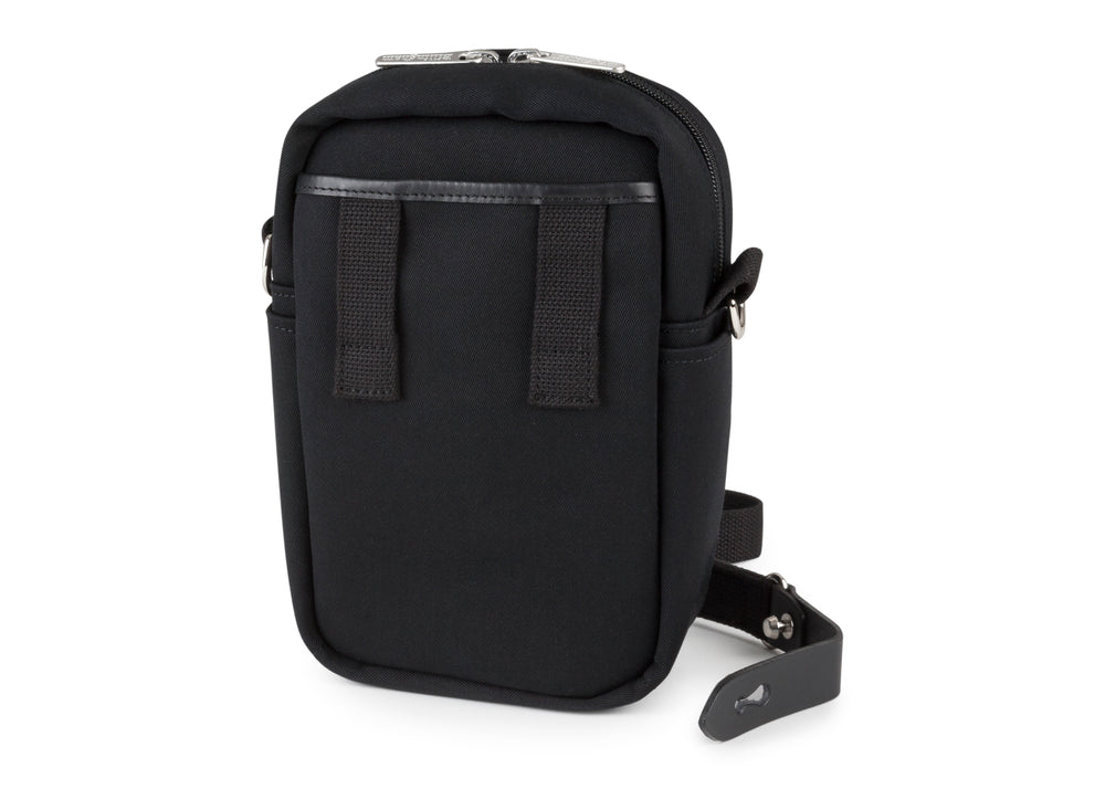 Airline Stowaway - Black Canvas / Black Leather