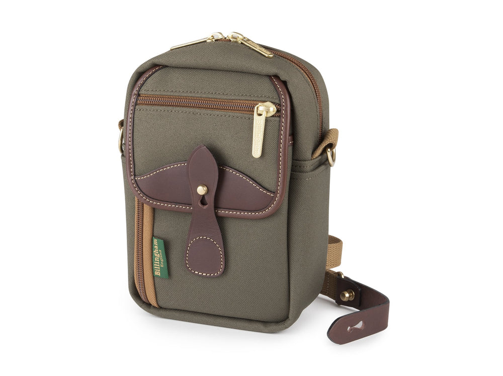 Billingham Airline Stowaway - Sage FibreNyte /  Chocolate Leather