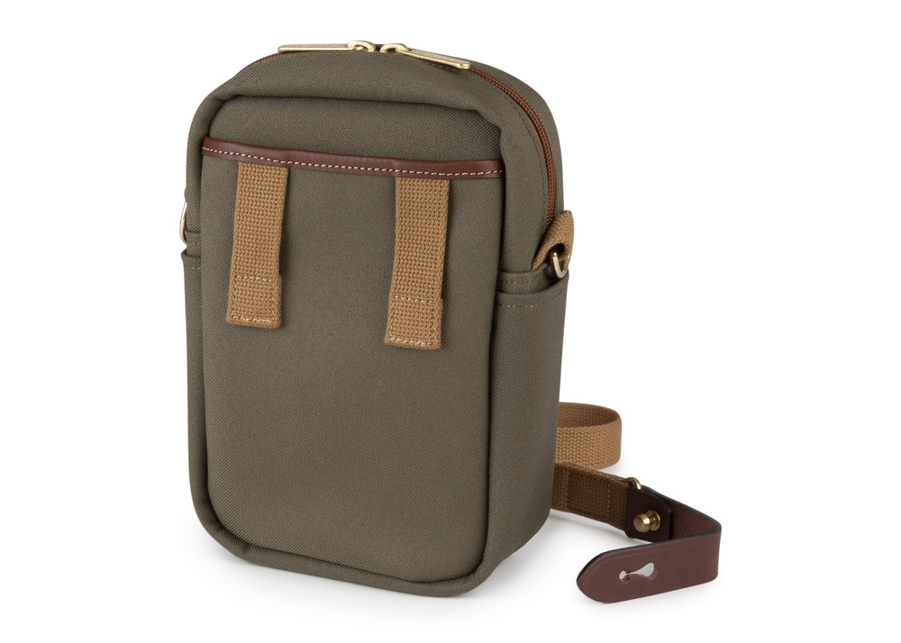 Airline Stowaway - Sage FibreNyte /  Chocolate Leather