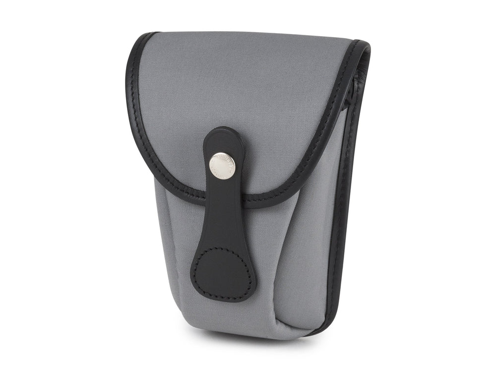 Billingham AVEA 7 End Pocket - Grey Canvas / Black Leather
