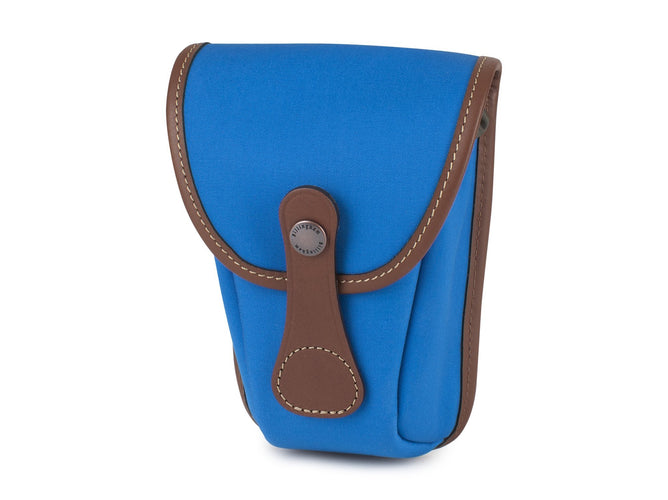Billingham AVEA 7 End Pocket - Imperial Blue Canvas / Tan Leather