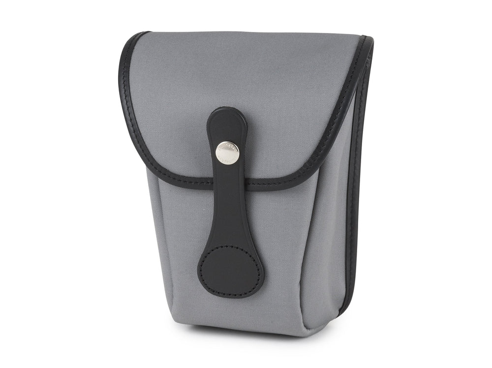 Billingham AVEA 8 End Pocket - Grey Canvas / Black Leather