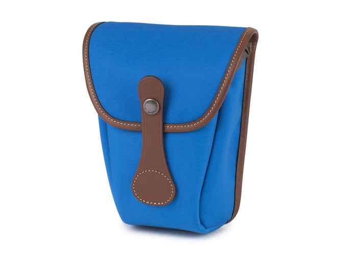 Billingham AVEA 8 End Pocket - Imperial Blue Canvas / Tan Leather