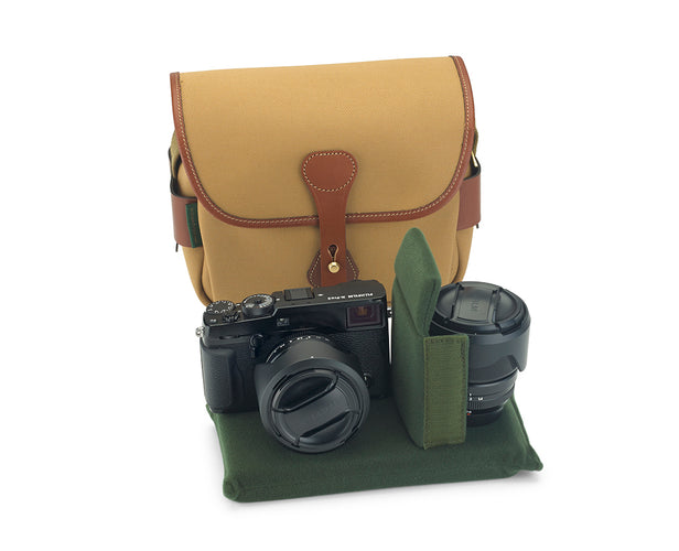 S2 Camera Bag - Sage FibreNyte / Chocolate Leather