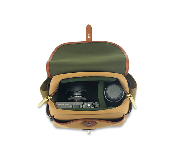 S2 Camera Bag - Sage FibreNyte / Chocolate Leather