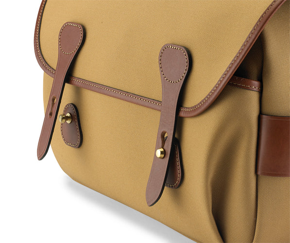 S4 Camera Bag - Sage FibreNyte / Chocolate Leather