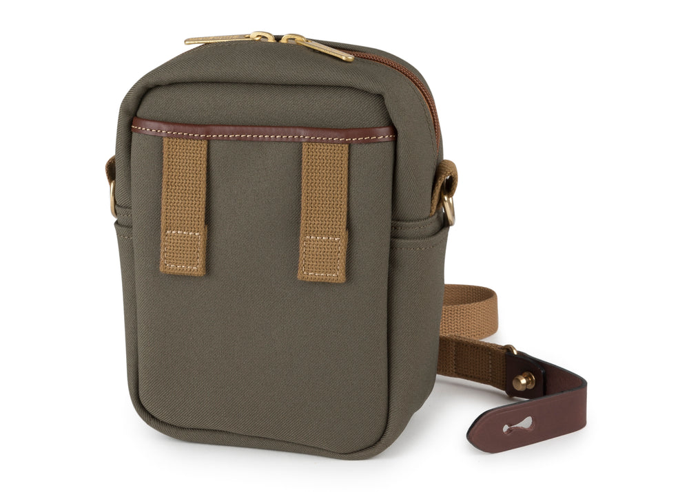 Compact Stowaway - Sage FibreNyte / Chocolate Leather
