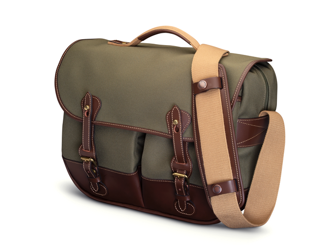 Eventer MKII Camera/Laptop Bag - Sage FibreNyte / Chocolate Leather