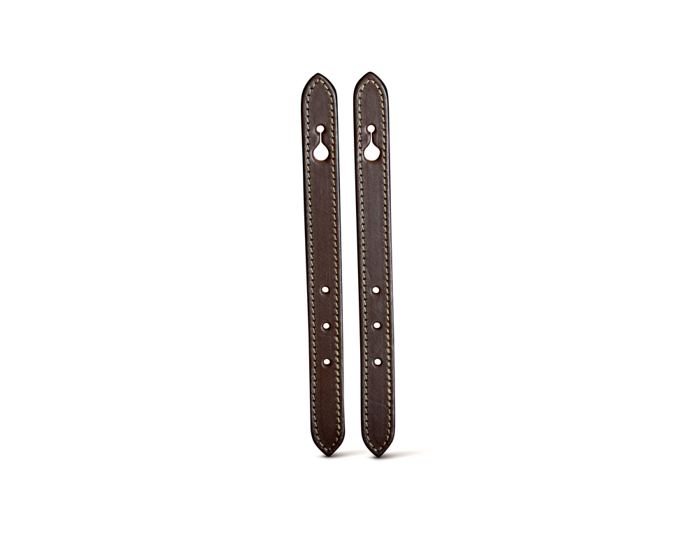 Eventer Front Straps Chocolate Leather