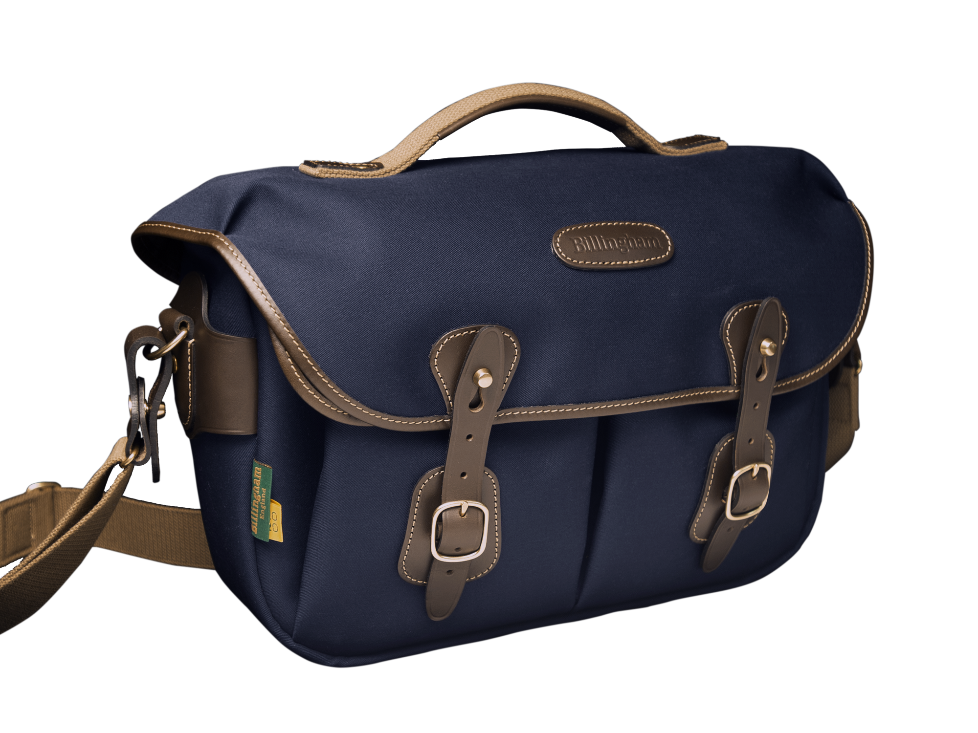Hadley Pro 2020 Camera Bag Navy Canvas Chocolate Leather