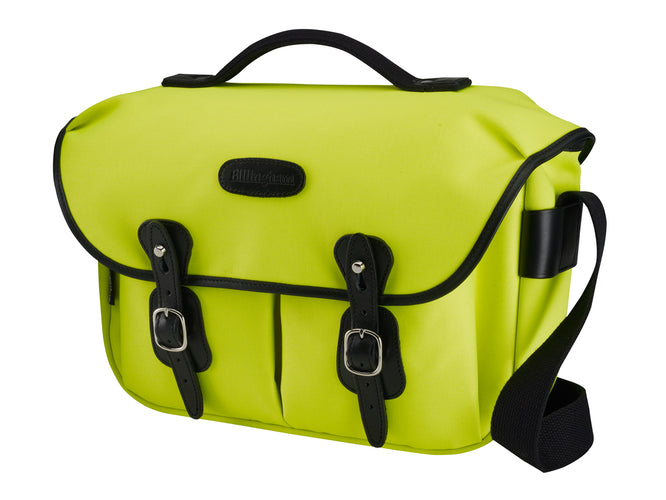 Billingham Hadley Pro Camera Bag - Neon Yellow Canvas / Black Leather