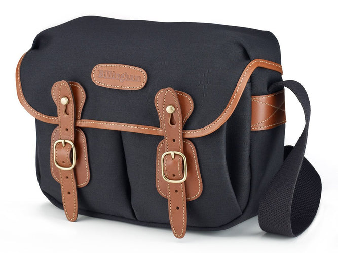 Billingham Hadley Small Camera Bag - Black Canvas / Tan Leather