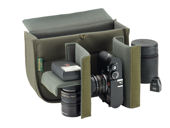 Hadley Small Camera Bag - Black FibreNyte / Black Leather