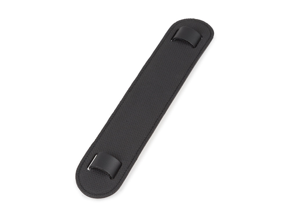 Shoulder Pads - SP10 (Black Leather / Nickel Coated Studs)
