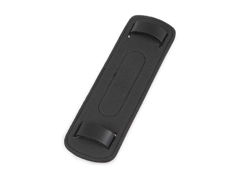 Shoulder Pads - SP15 (Black Leather / Nickel Coated Studs)