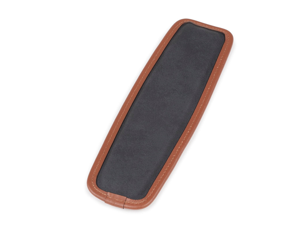 backpack strap pads leather Shoulder Pad for they are an investment in physical longevity Backpack Tube Pads Dark Coffee
