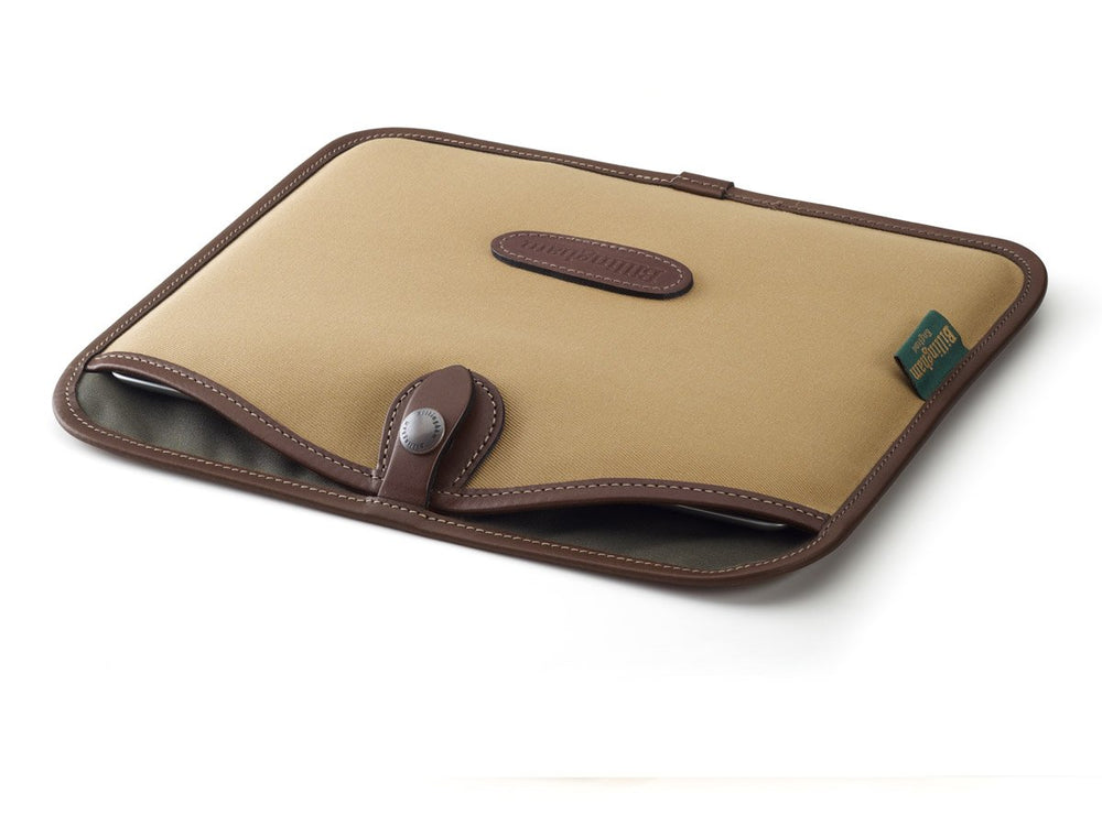 Billingham Tablet Slip - Khaki FibreNyte / Chocolate Leather