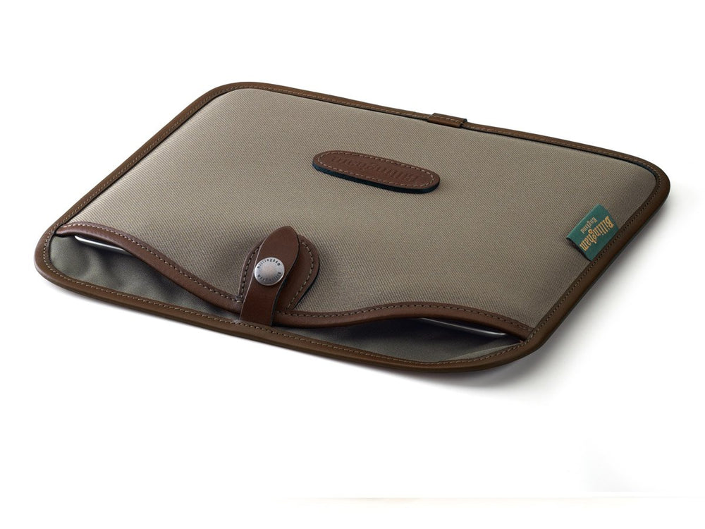 Billingham Tablet Slip - Sage FibreNyte / Chocolate Leather