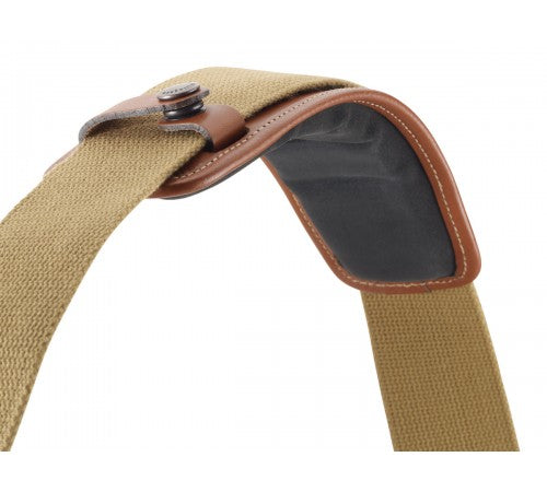 Billingham SP50 Shoulder Strap Pad (Tan Leather / Antique Studs)